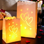 Candle bags met mooie hartjes
