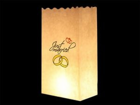 Candle bags Just Married