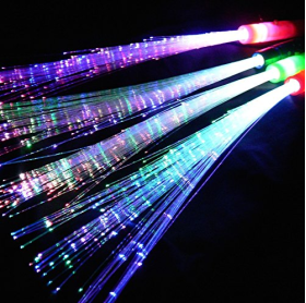 Fiber sticks rainbow